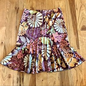 Trina Turk Silk Skirt